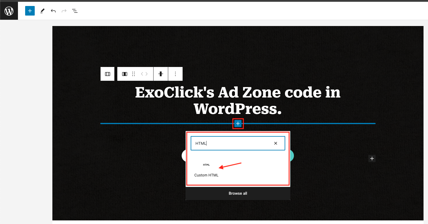 Ad Zone Codes in WordPress