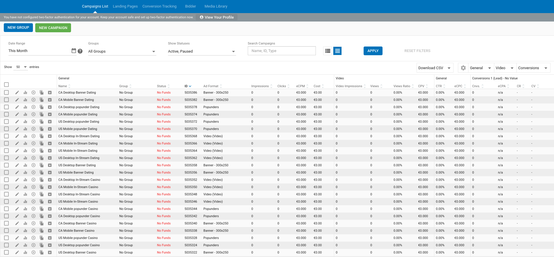 The Admin Panel