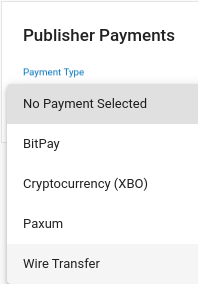 Payment options