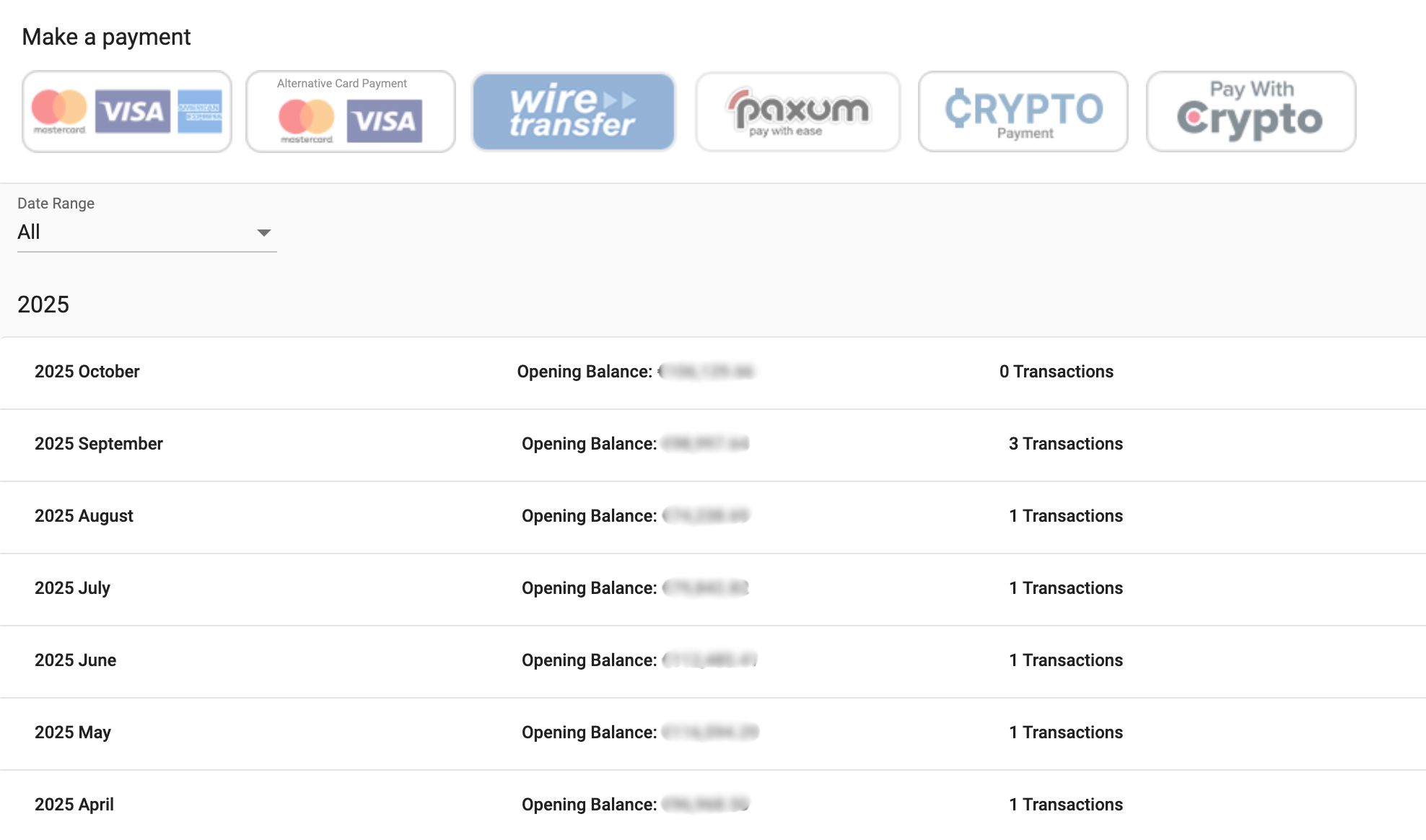 payments