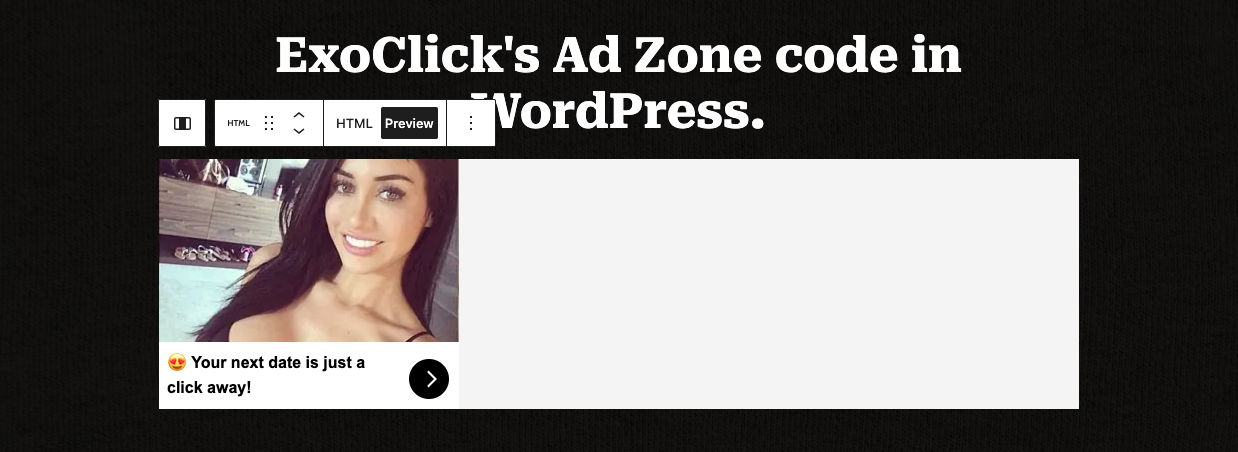 Ad Zone Codes in WordPress